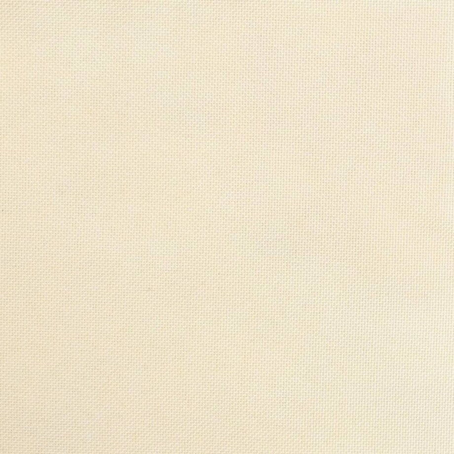 vidaXL Fotel bujany z podnóżkiem, kremowy, obity tkaniną