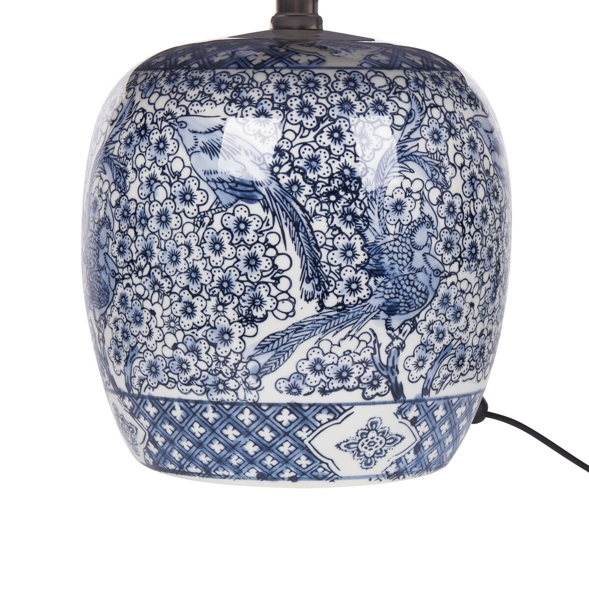 Lampa stołowa NEIRA Porcelana Brązowy