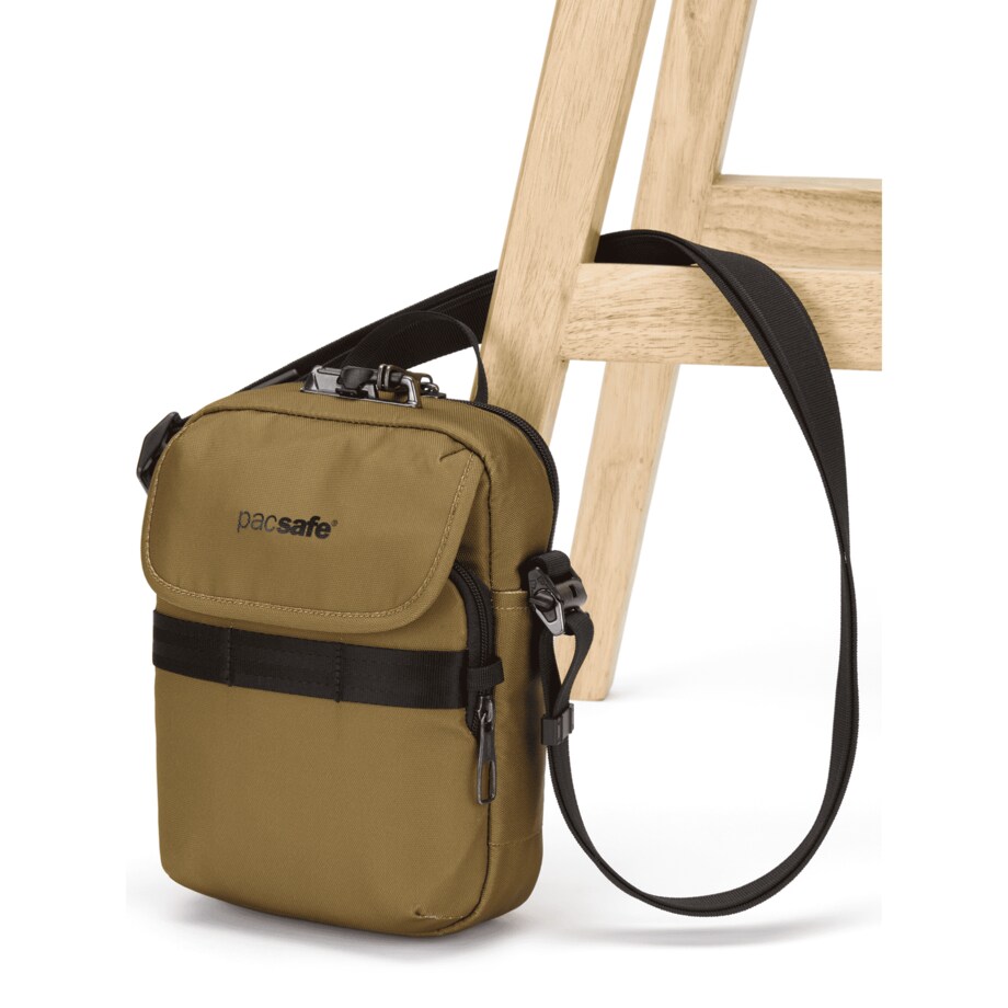 Kompaktowa torba antykradzieżowa na ramię Pacsafe Metrosafe X - brązowa