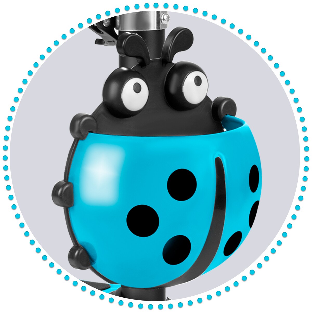 Hulajnoga trójkołowa balansowa dla dzieci 3w1 Ricokids Buggy niebieska