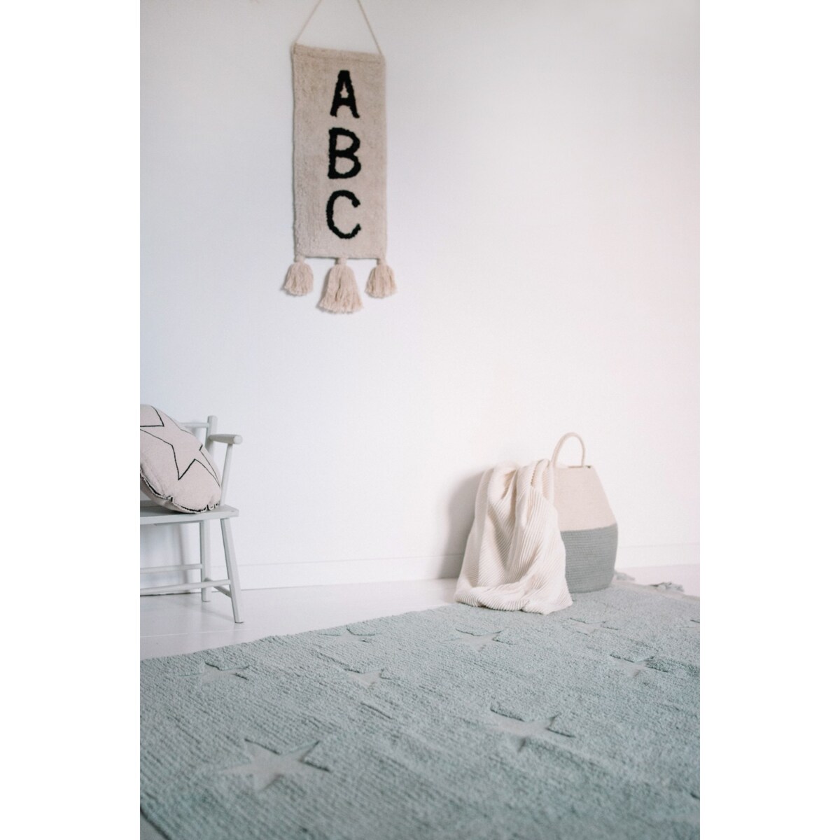 Dywan Bawełniany Hippy Stars Blue 120x175 cm Lorena Canals