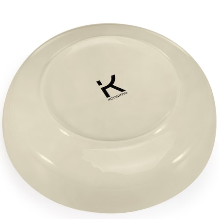 KONSIMO VICTO Zestaw talerzy głębokich dla 6 osób (6 elementów) beżowy