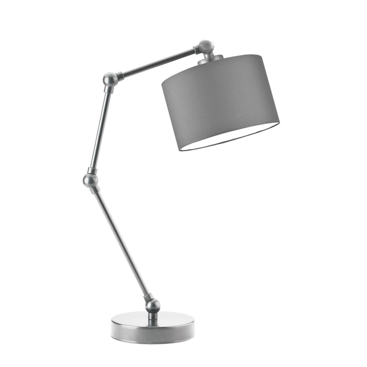 Lampka nocna przegubowa na biurko lampa biurkowa regulowana LED z abażurem walec SOUL