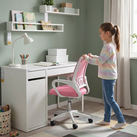 Krzesło biurowe fotel obrotowy Z10 regulowany ergonomiczny młodzieżowy