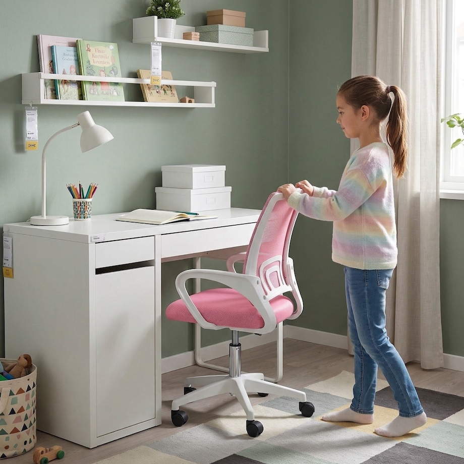 Krzesło biurowe fotel obrotowy Z10 regulowany ergonomiczny młodzieżowy