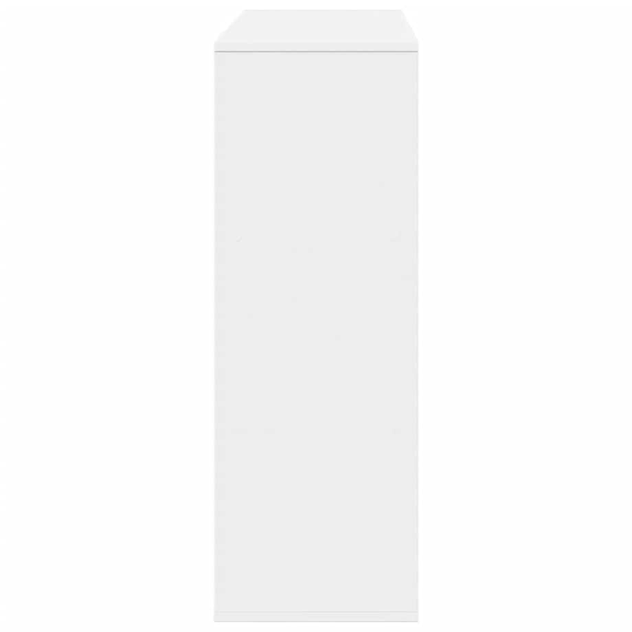 vidaXL Regał na książki/przegroda, biały, 100x33x94,5 cm