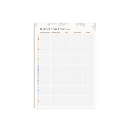 Plan Posiłków na Tydzień A4!