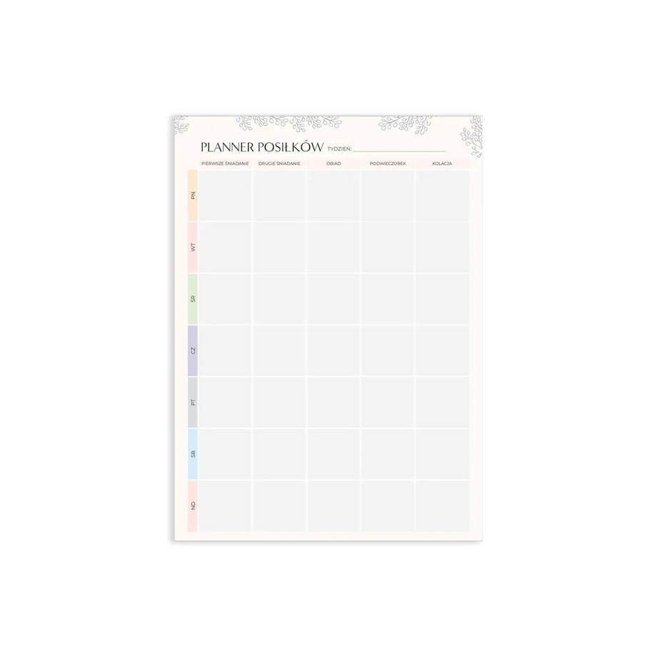 Plan Posiłków na Tydzień A4!