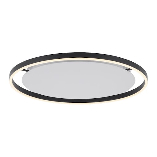 Sypialniany plafon natynkowy Ritus LED 28W grafitowy