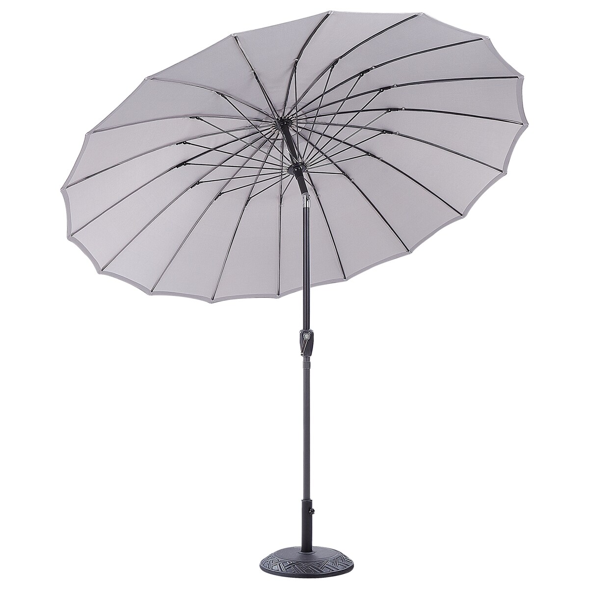Parasol ogrodowy 255 cm BAIA Jasnoszary