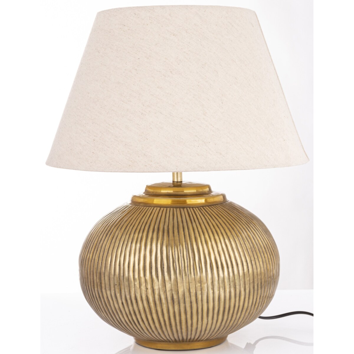 Lampa stołowa 51x40,5x40,5 cm TAVINI kremowy