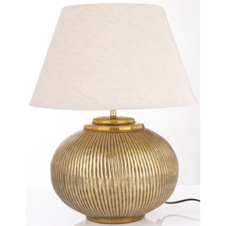 Lampa stołowa 51x40,5x40,5 cm TAVINI kremowy