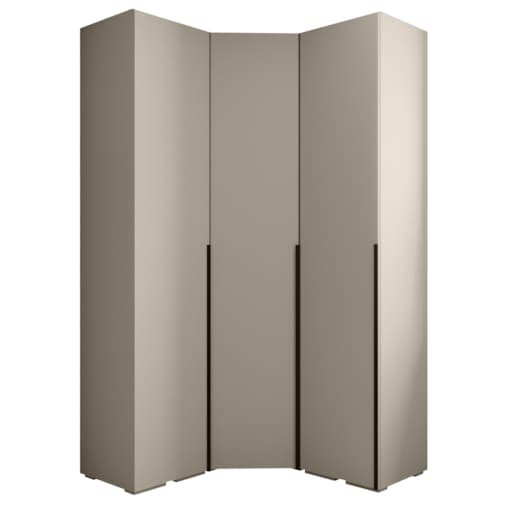 Garderoba wysoka do przedpokoju INOVA 1 Z4 kaszmir+czarny