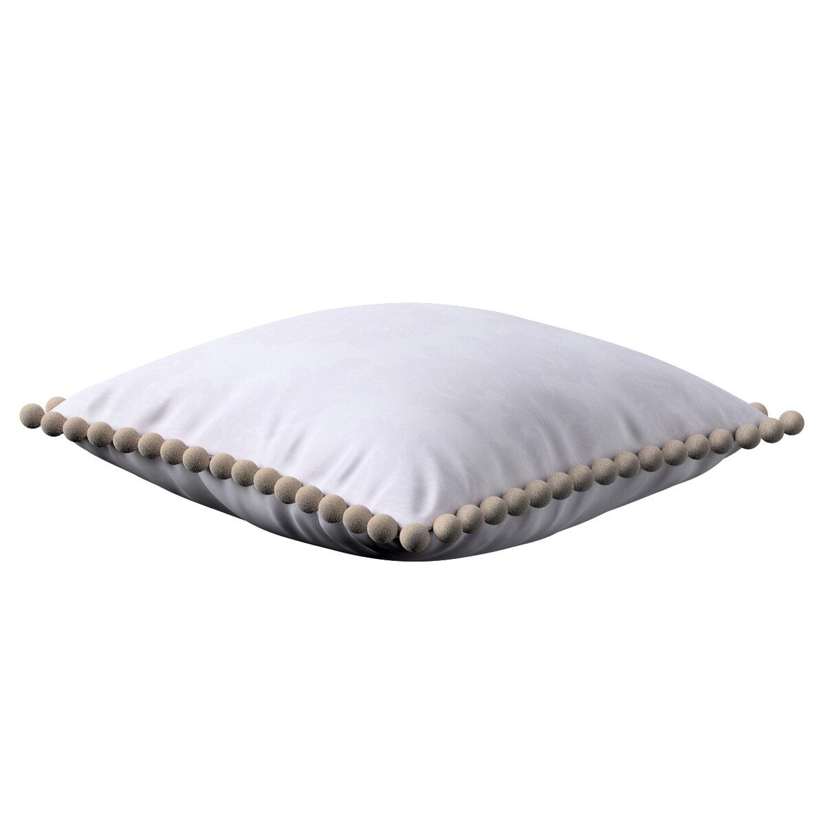 Poszewka Wera na poduszkę 45x45 liście akantu na białym tle