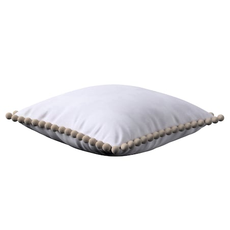 Poszewka Wera na poduszkę 45x45 liście akantu na białym tle