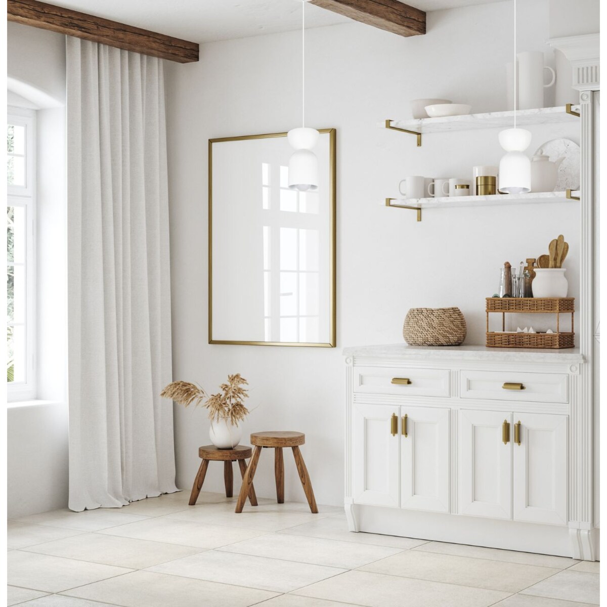 Lampa sufitowa MILLI H0604 HEXE kolor biały