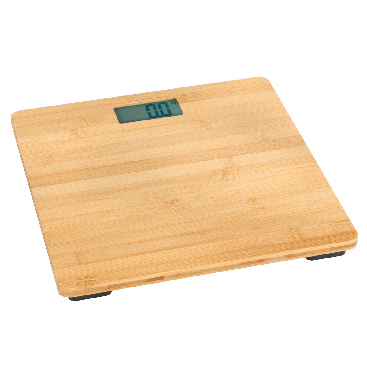 Waga łazienkowa BAMBUSA, elektroniczna, bambusowa, 30 x 30 cm, WENKO
