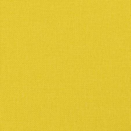 vidaXL Fotel, musztardowy, obity tkaniną