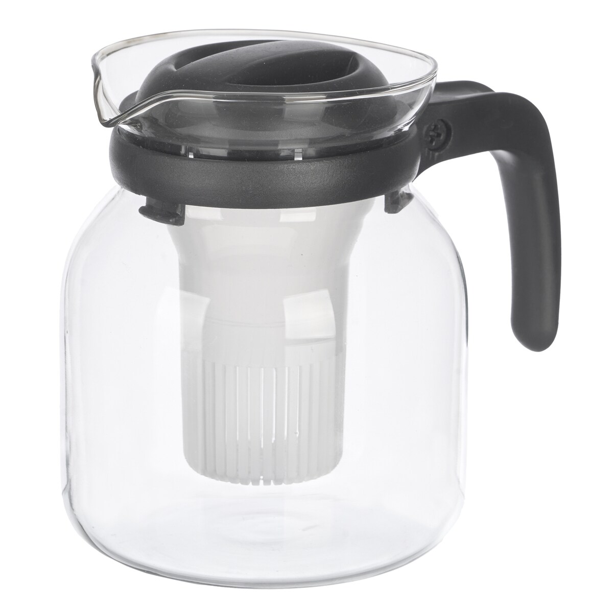 Szklany dzbanek z zaparzaczem do kawy i herbaty, 1,2 l