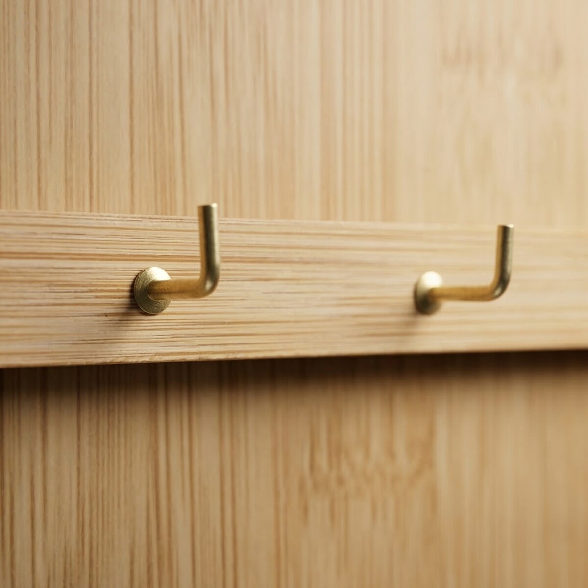 Wisząca szafka na klucze KIZU, 19 x 27 x 6 cm, bambus