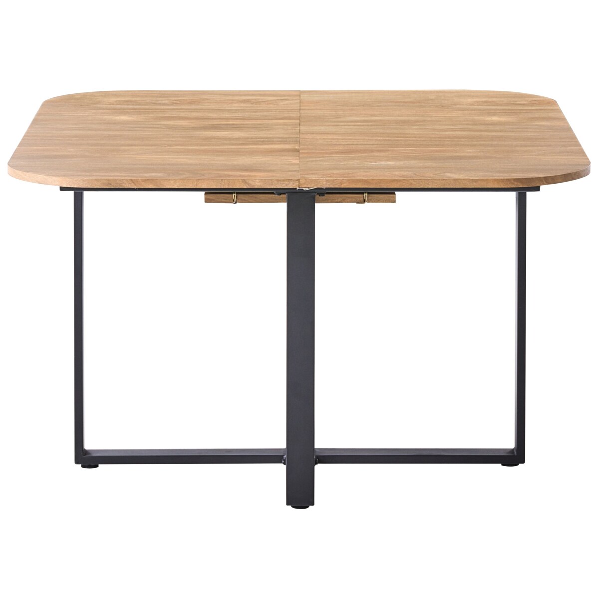 Stół do jadalni rozkładany COOPER Brązowy 120/160 cm 120 cm