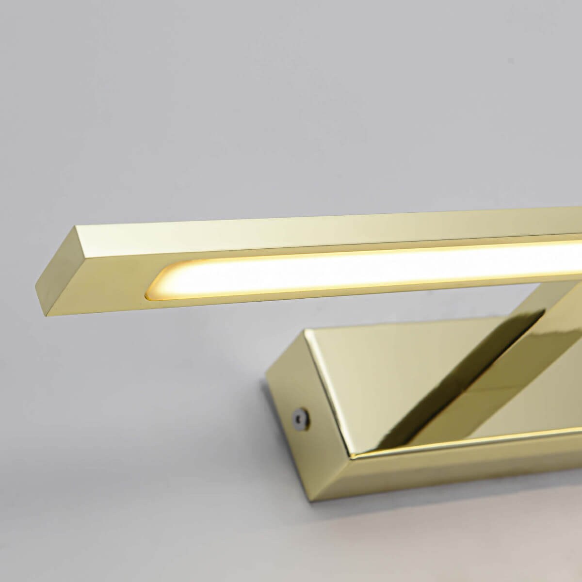 Kinkiet LAMPA galeryjka ISLA GS-LWB-12W/3 GOLD Light Prestige OPRAWA ścienna LED 12W 3000K do łazienki nad lustro IP44 złota