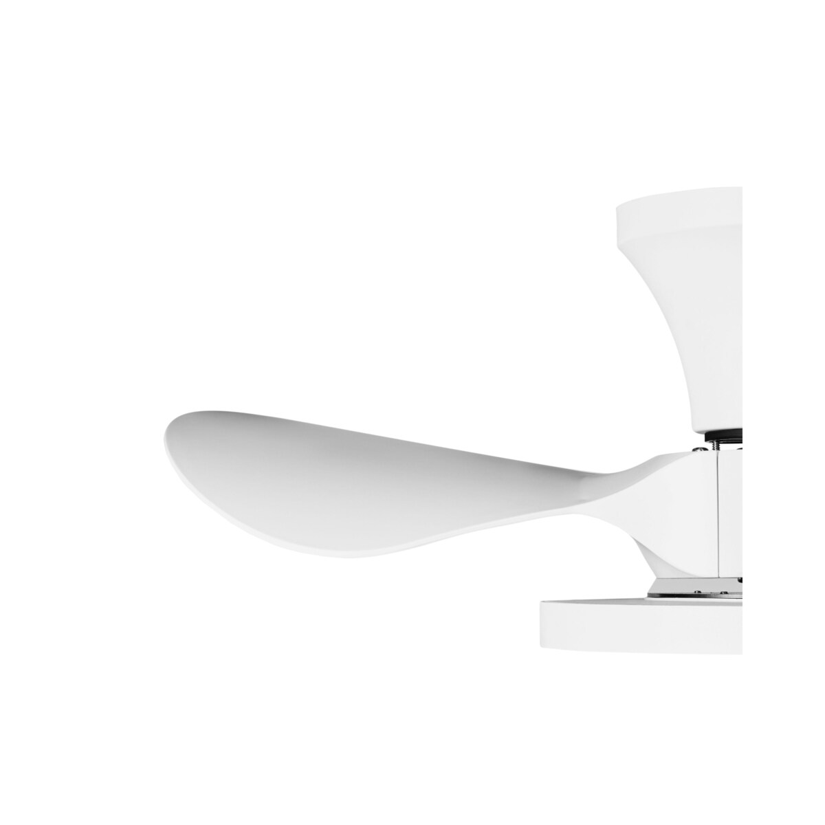Wentylator sufitowy z lampą PUNTI Biały