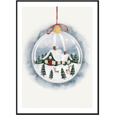 Poster Story, Plakat, Obraz - Świąteczna Bombka, wymiary 70 x 100 cm