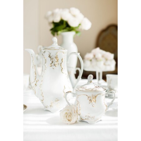 Garnitur do kawy dla 6 osób 18 el. Rococo Anna 7830