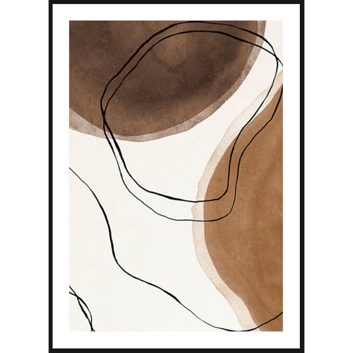 Poster Story, Plakat, Obraz - Plamy po Kawie No1, wymiary 60 x 84 cm