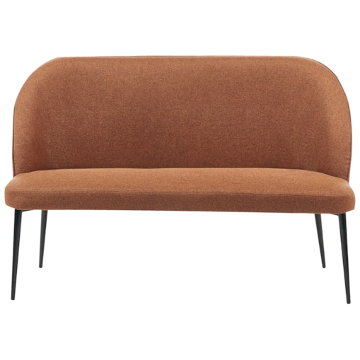 Ławka tapicerowana 2-osobowa brązowa OSBY