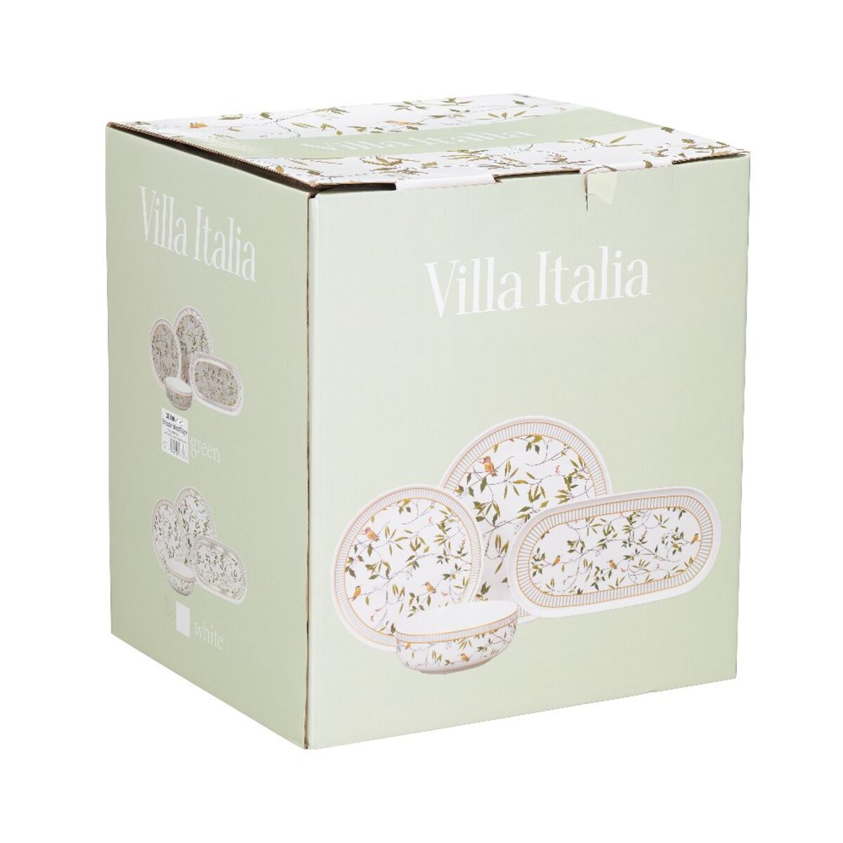 VILLA ITALIA Serwis obiadowy porcelanowy na 6 osób NORIKO GREEN