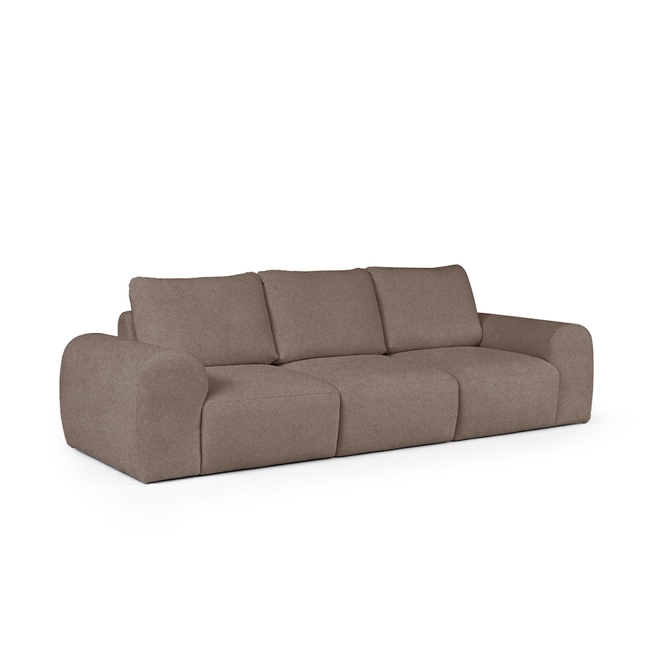 Mirel Sofa 3 osobowa brązowa