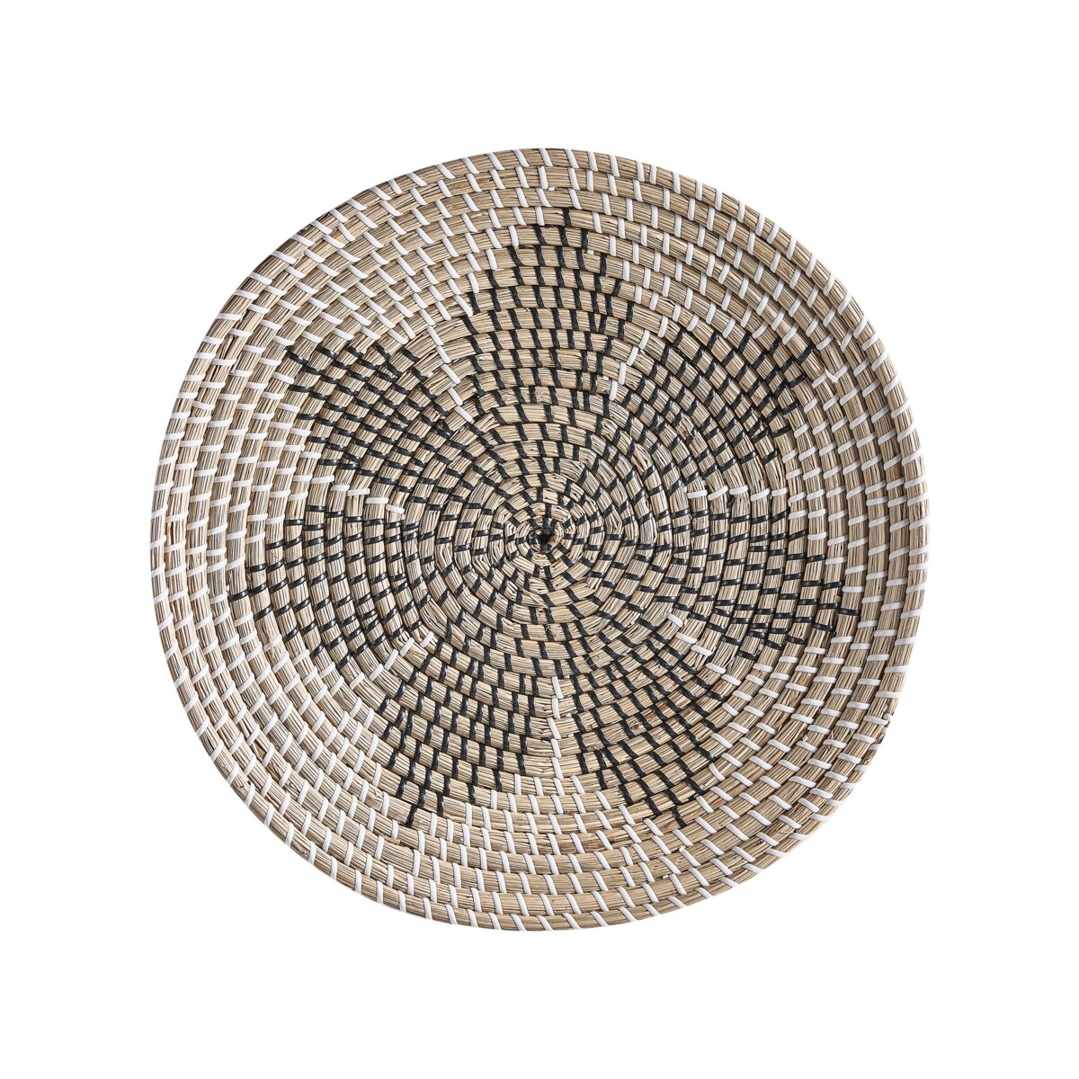 Zestaw 3 dekoracji ściennych z trawy morskiej jasny CANTHO