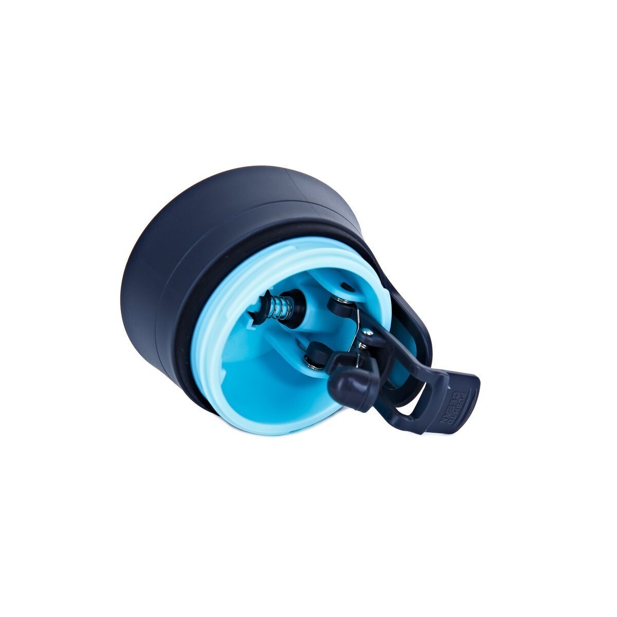 Kubek termiczny Contigo Pinnacle 300 ml z nadrukiem - Pansy - turkusowy