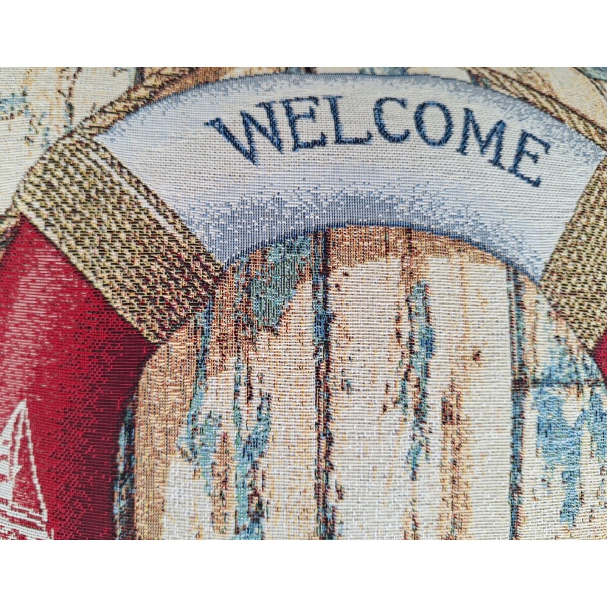 Poszewka Na Poduszkę Jasiek 45X45 Cm Żakardowa Dekoracyjna Ozobna On Board