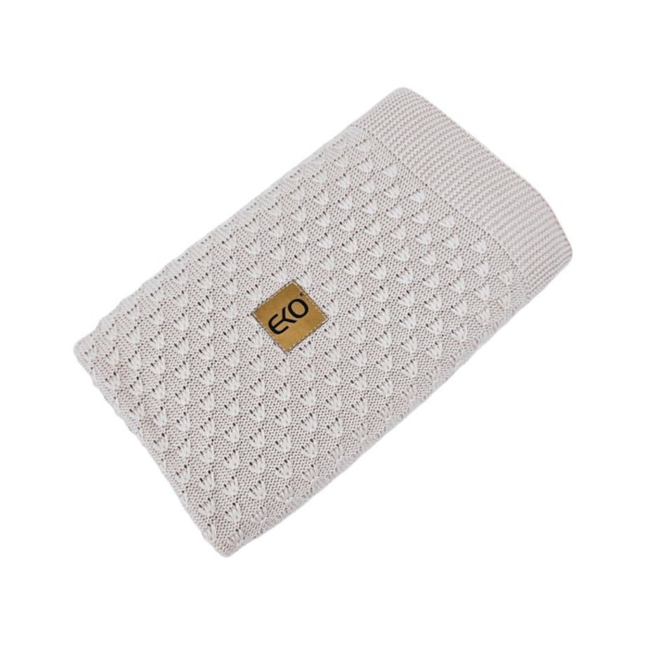 Kocyk bambusowy dla dziecka PUDROWY RÓŻ