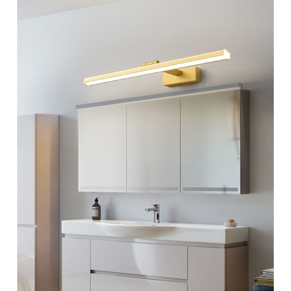 Kinkiet Led App835-1W Line 80Cm Złoty, Metal