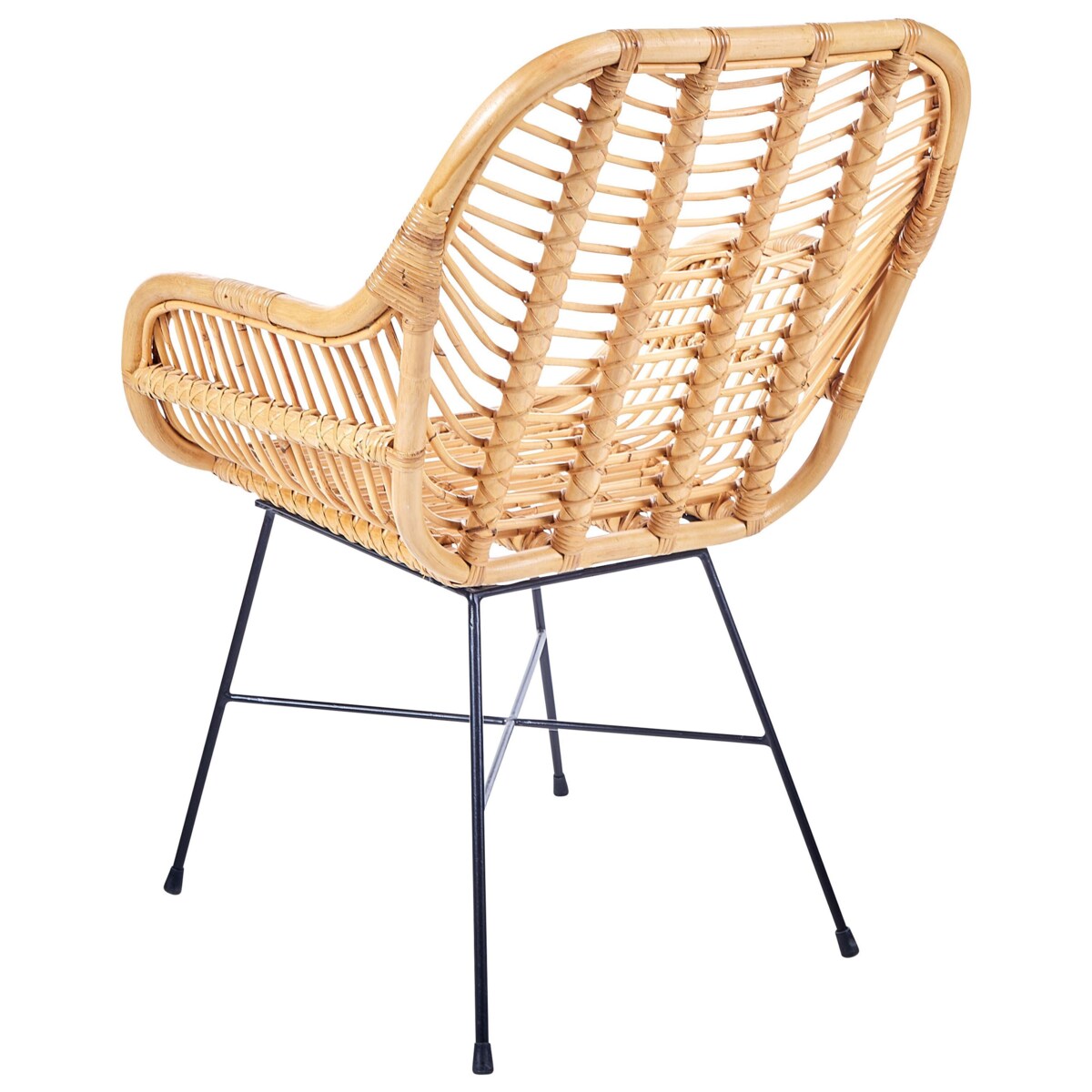 Krzesło do jadalni CANORA Rattan Naturalny