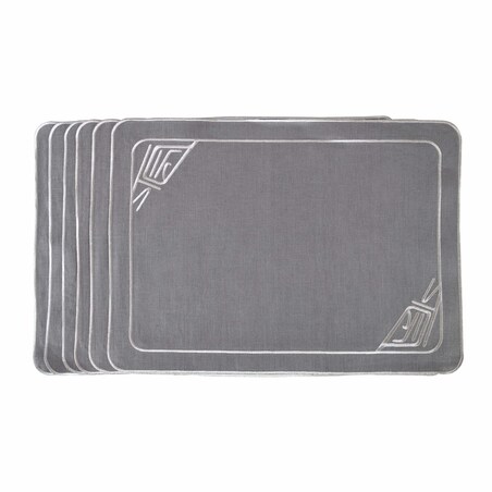 Haftowane podkładki Infinity - 6 sztuk