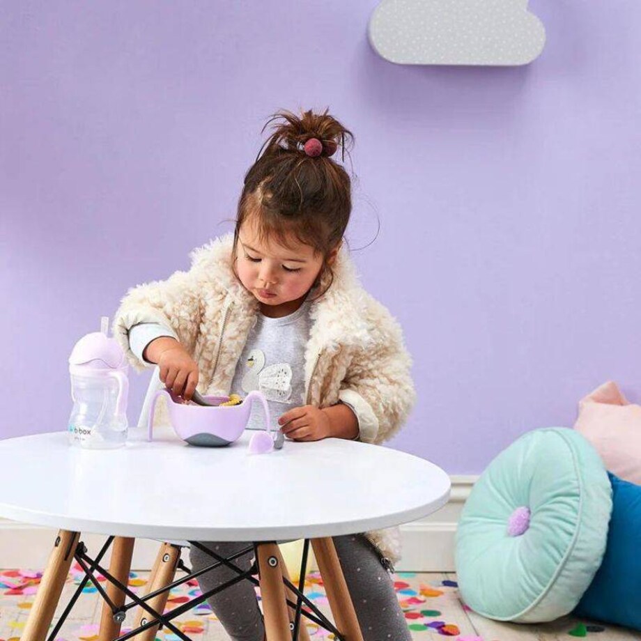 Sztućce dla niemowląt i dzieci do nauki jedzenia Gelato Banana Split, b.box