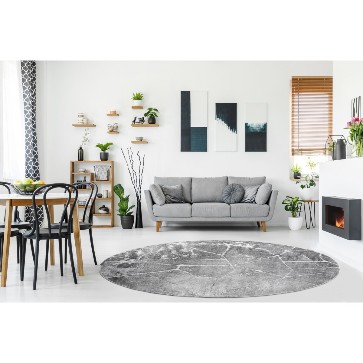 Dywan MEFE nowoczesny Koło 2783 Marmur - koło 160 cm