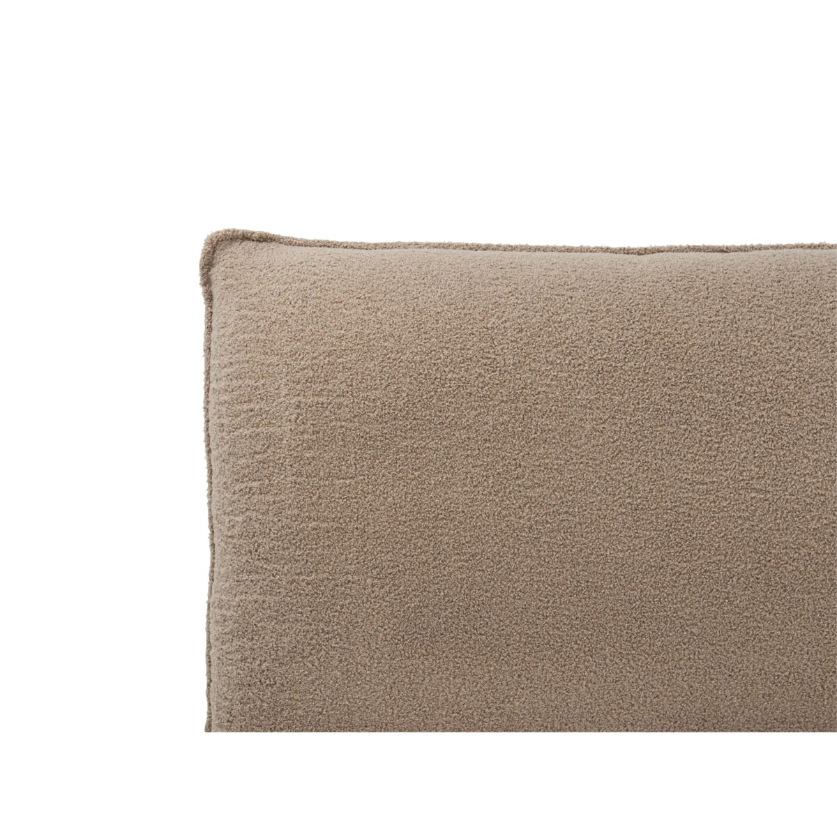 Łóżko Boucle VINAY 160 x 200 cm Beżowoszary