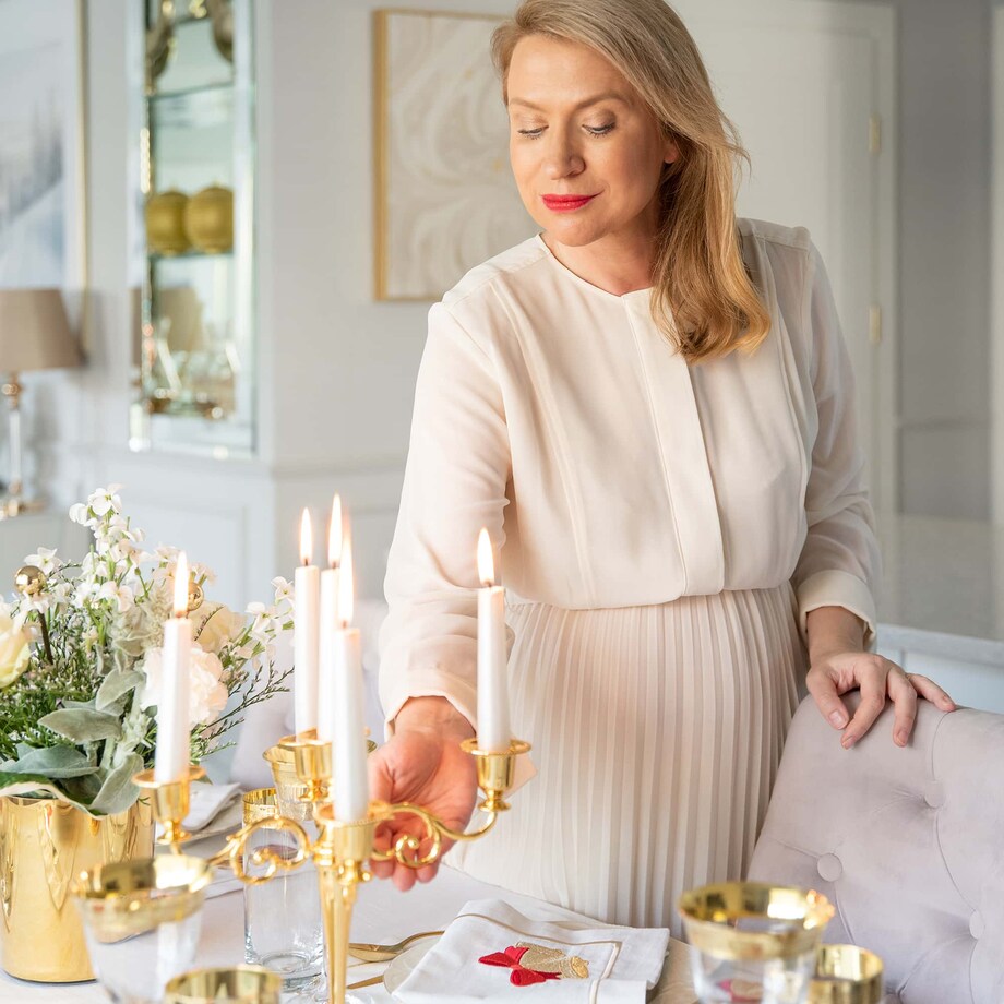 Serwetki Christmas Bauble Panama - 6 sztuk