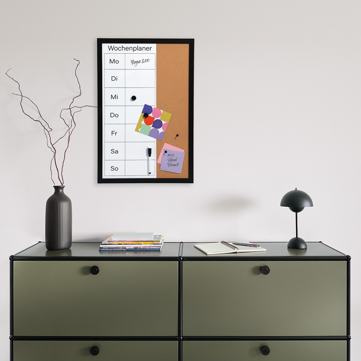 Planner tygodniowy, tablica korkowa 40 x 60 cm, ZELLER