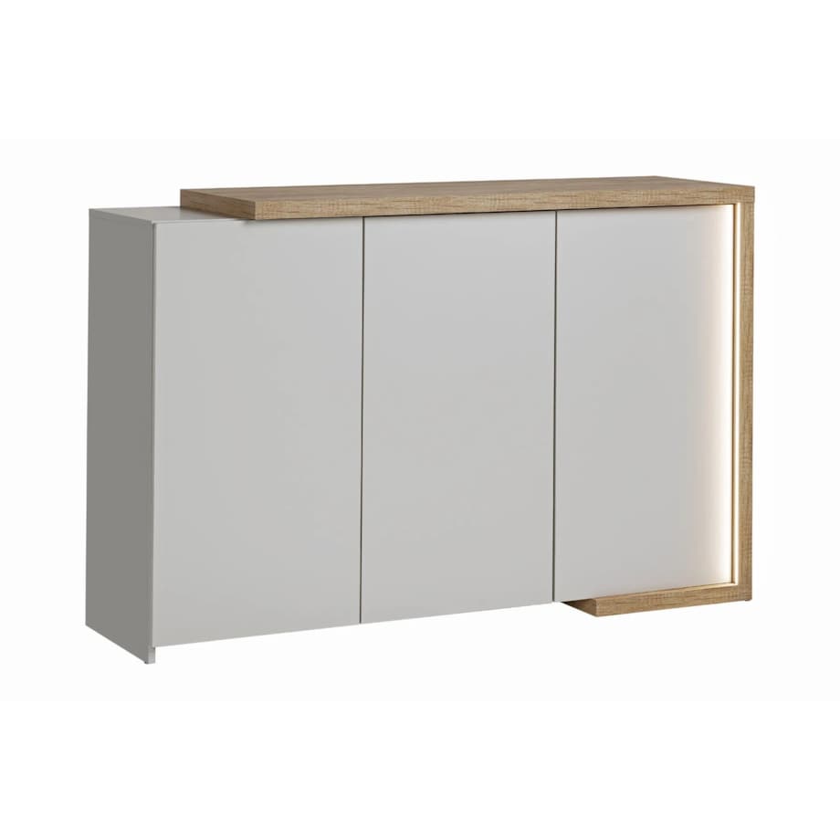 Komoda DASAR 150 3D dąb artisan/kaszmir