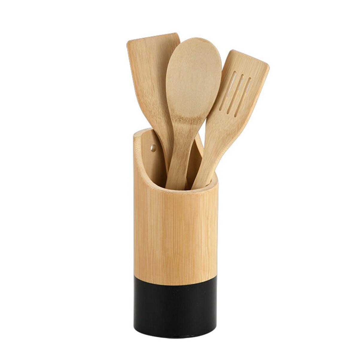 Bambusowy zestaw akcesoriów kuchennych, 4 sztuki