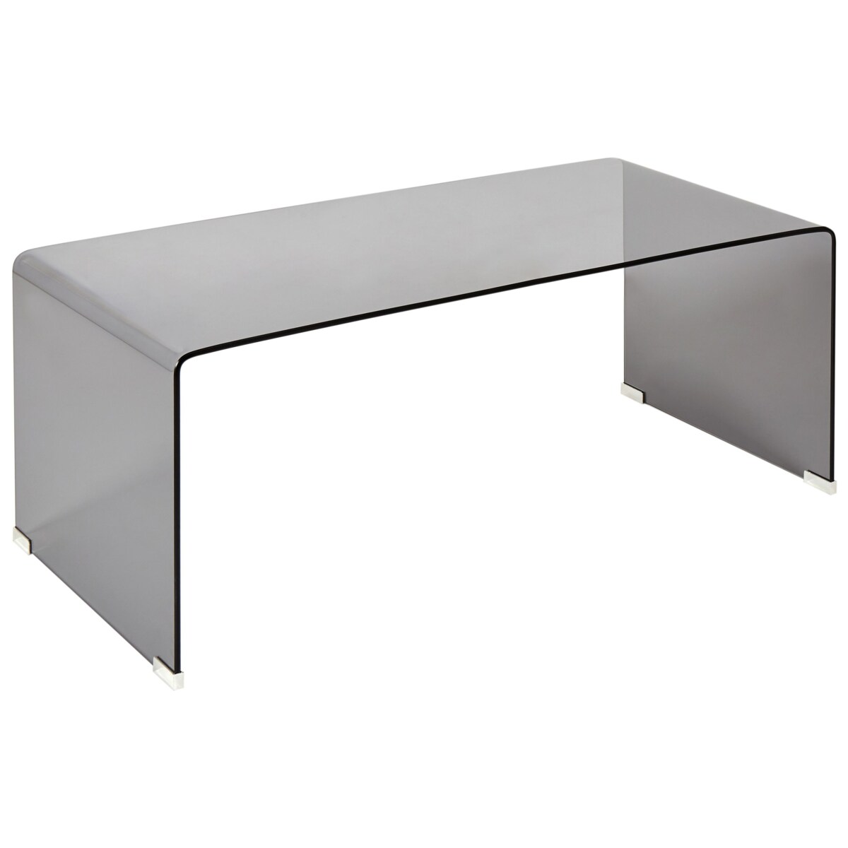 Stolik kawowy KENDALL Szkło Czarny