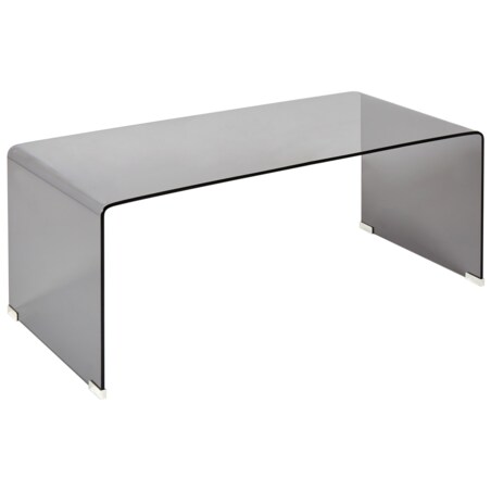 Stolik kawowy KENDALL Szkło Czarny