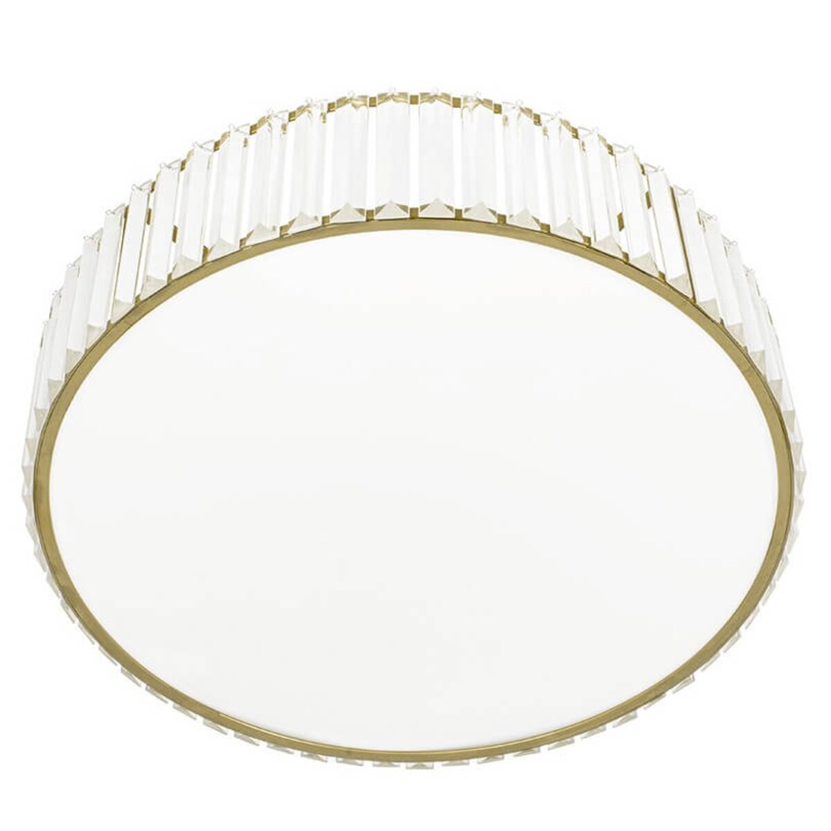 Jadalniany plafon Crown MSE010100366 Moosee LED 24W 3000K crystal złoty przezroczysty